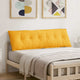 Vidaxx coussin de dossier jaune clair 160 x 50 cm tissu corde