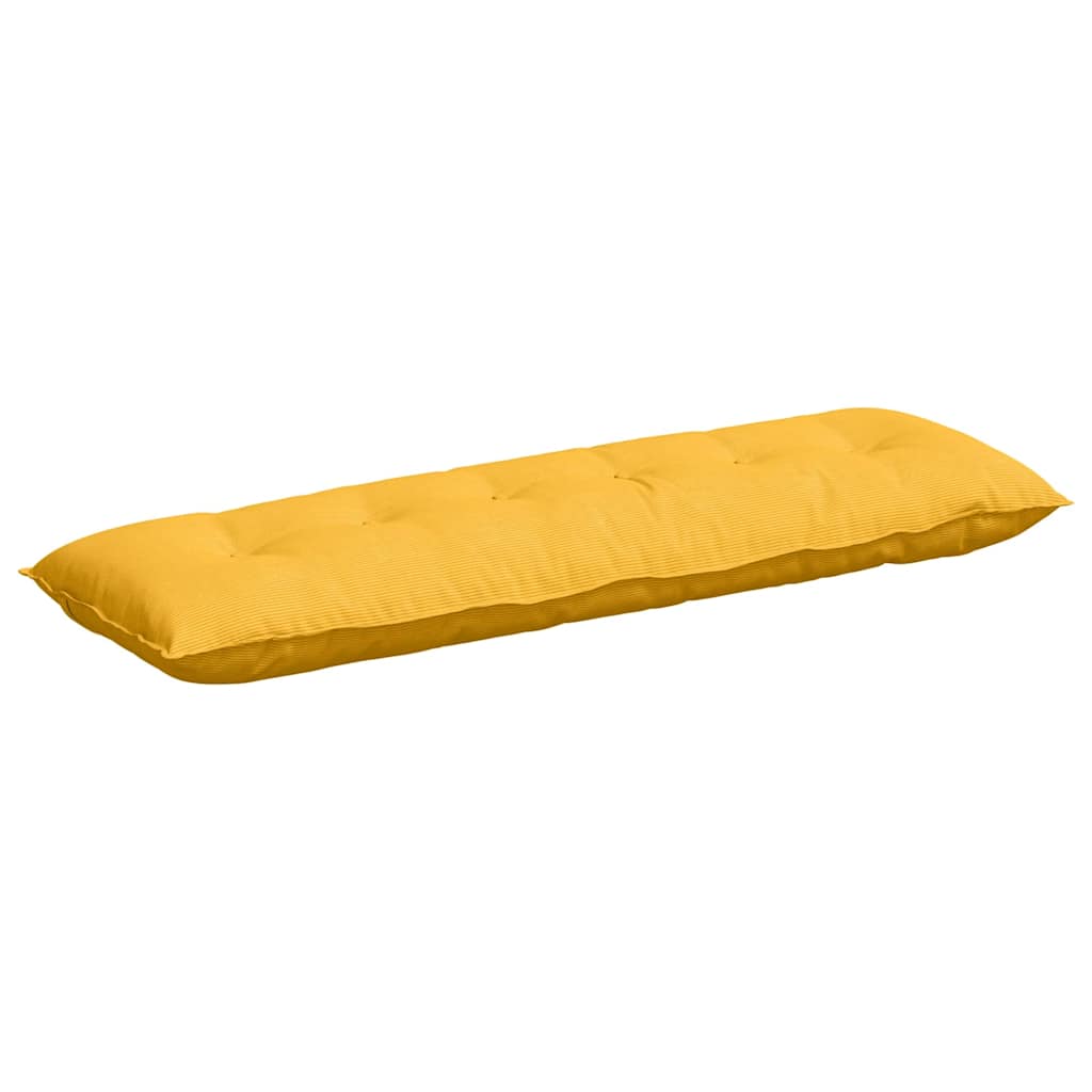 Vidaxx coussin de dossier jaune clair 160 x 50 cm tissu corde