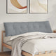 Vidaxx coussin de dossier gris clair 180 x 19 x 50 cm tissu