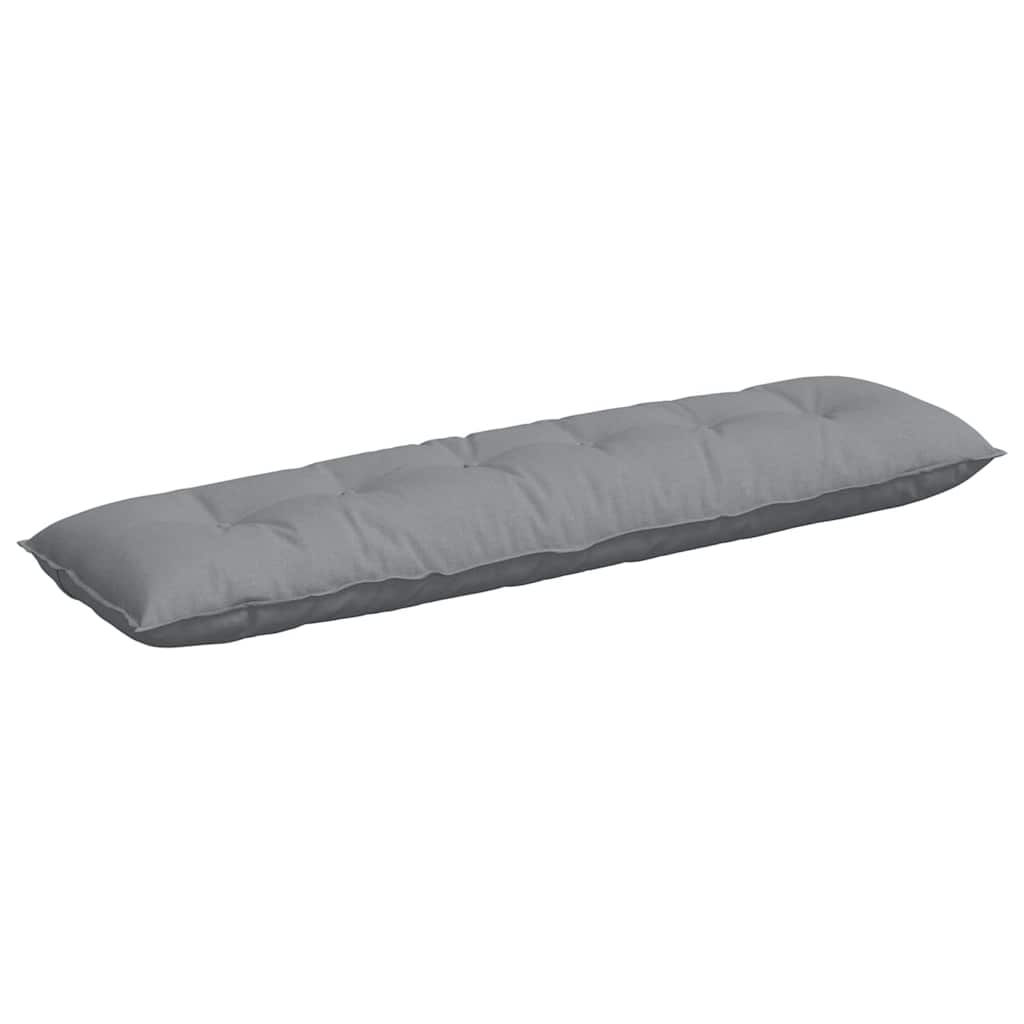 Vidaxx coussin de dossier gris clair 180 x 19 x 50 cm tissu
