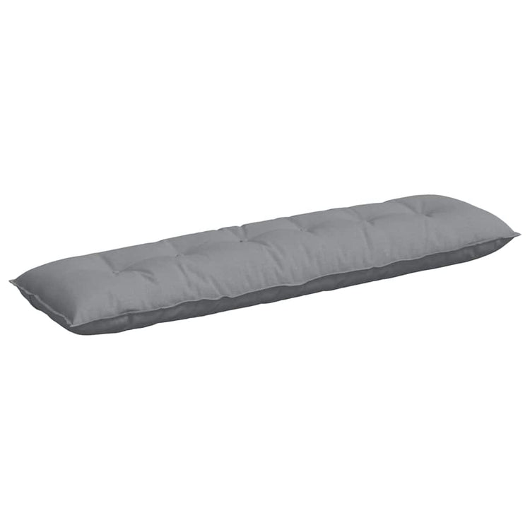 Vidaxx coussin de dossier gris clair 180 x 19 x 50 cm tissu