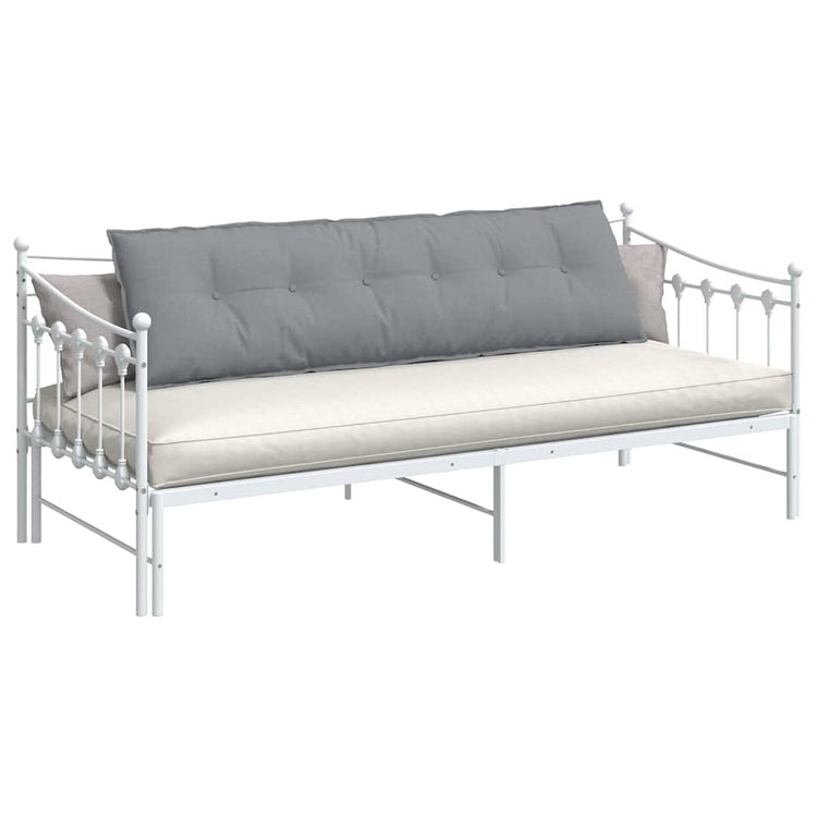 Vidaxx coussin de dossier gris clair 180 x 19 x 50 cm tissu