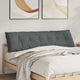 Vidaxx coussin de dossier gris foncé 180 x 19 x 50 cm tissu