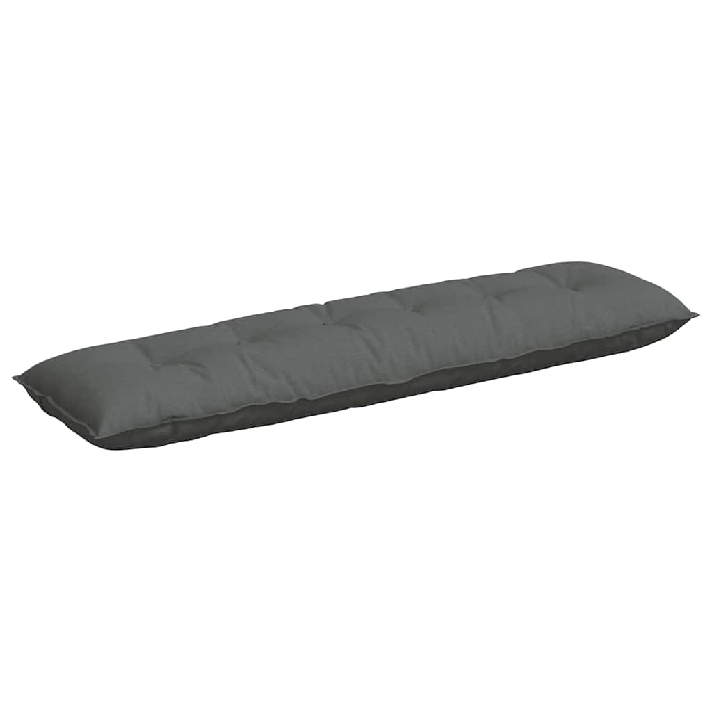 Vidaxx coussin de dossier gris foncé 180 x 19 x 50 cm tissu