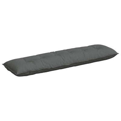 Vidaxx coussin de dossier gris foncé 180 x 19 x 50 cm tissu