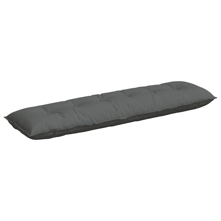 Vidaxx coussin de dossier gris foncé 180 x 19 x 50 cm tissu