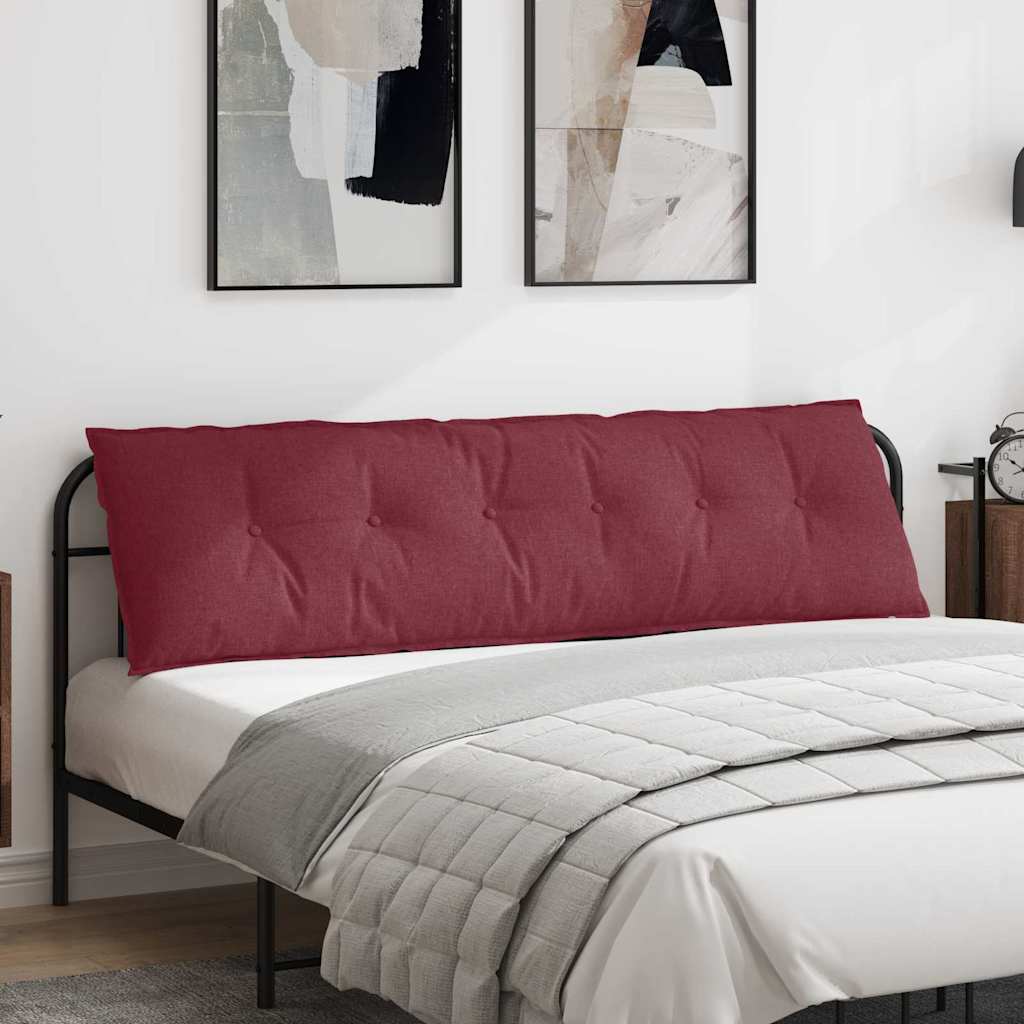 Vidaxx coussin de dossier rouge vin 180 x 19 x 50 cm tissu