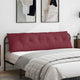 Vidaxx coussin de dossier rouge vin 180 x 19 x 50 cm tissu