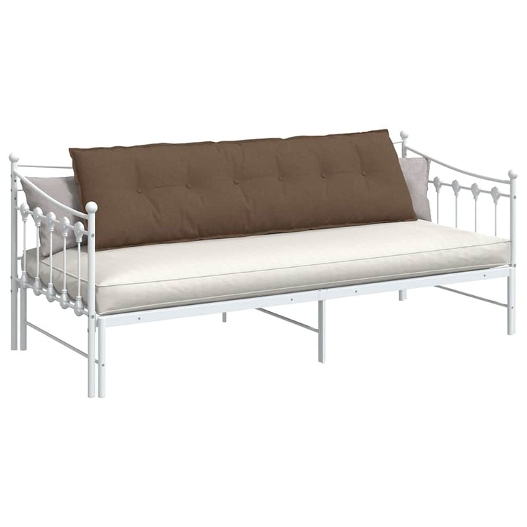 Vidaxx coussin de dossier marron 180 x 19 x 50 cm tissu