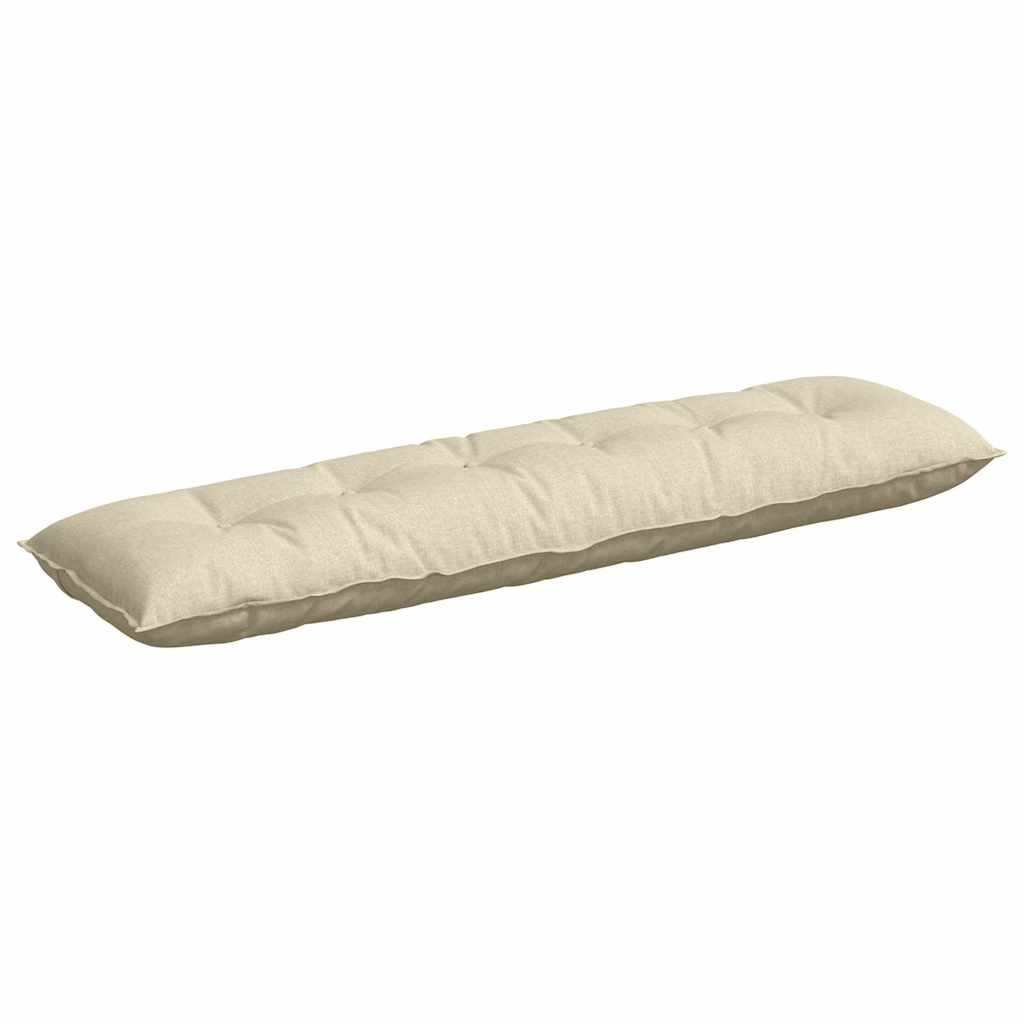 Vidaxx coussin de dossier crème 180 x 19 x 50 cm tissu