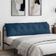 Vidaxx coussin de dossier bleu 180 x 19 x 50 cm tissu