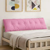 Vidaxx coussin de dossier rose 180 x 19 x 50 cm tissu