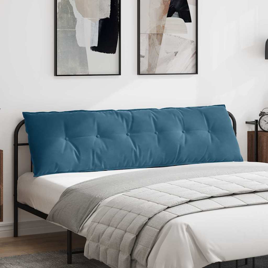 Vidaxx coussin de dossier bleu 180 x 50 cm tissu corde
