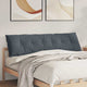 Vidaxx coussin de dossier gris foncé 180 x 50 cm tissu corde