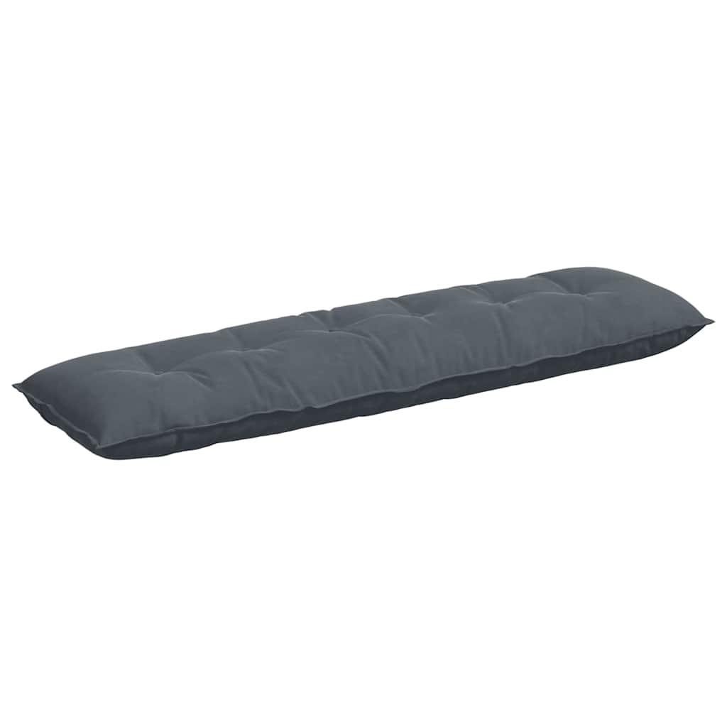 Vidaxx coussin de dossier gris foncé 180 x 50 cm tissu corde