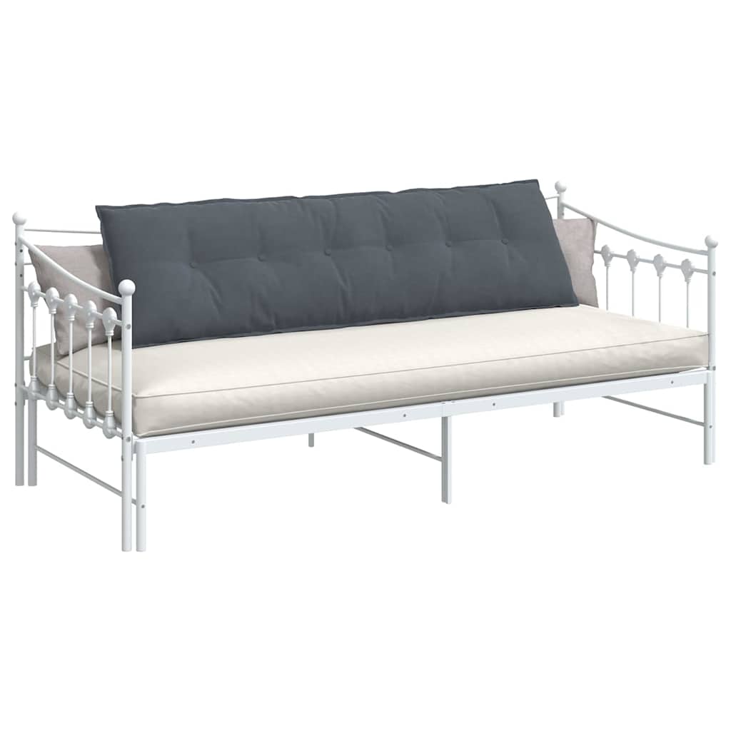 Vidaxx coussin de dossier gris foncé 180 x 50 cm tissu corde