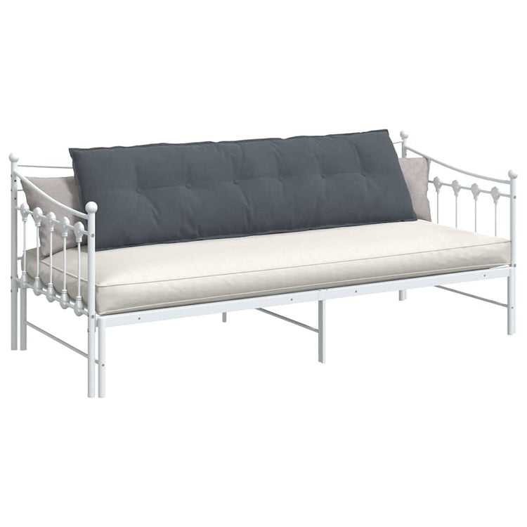 Vidaxx coussin de dossier gris foncé 180 x 50 cm tissu corde