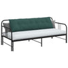 Vidaxx coussin de dossier vert foncé 180 x 50 cm tissu corde