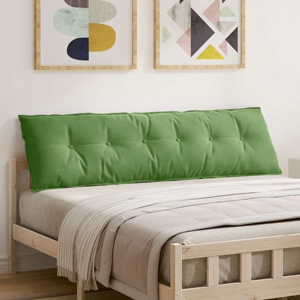 Vidaxx coussin de dossier vert clair 180 x 50 cm tissu corde