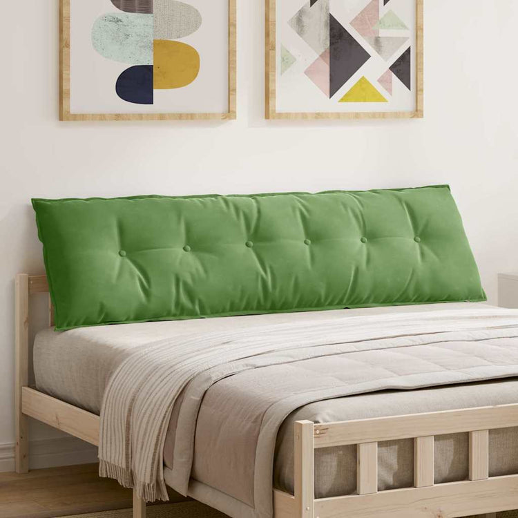 Vidaxx coussin de dossier vert clair 180 x 50 cm tissu corde
