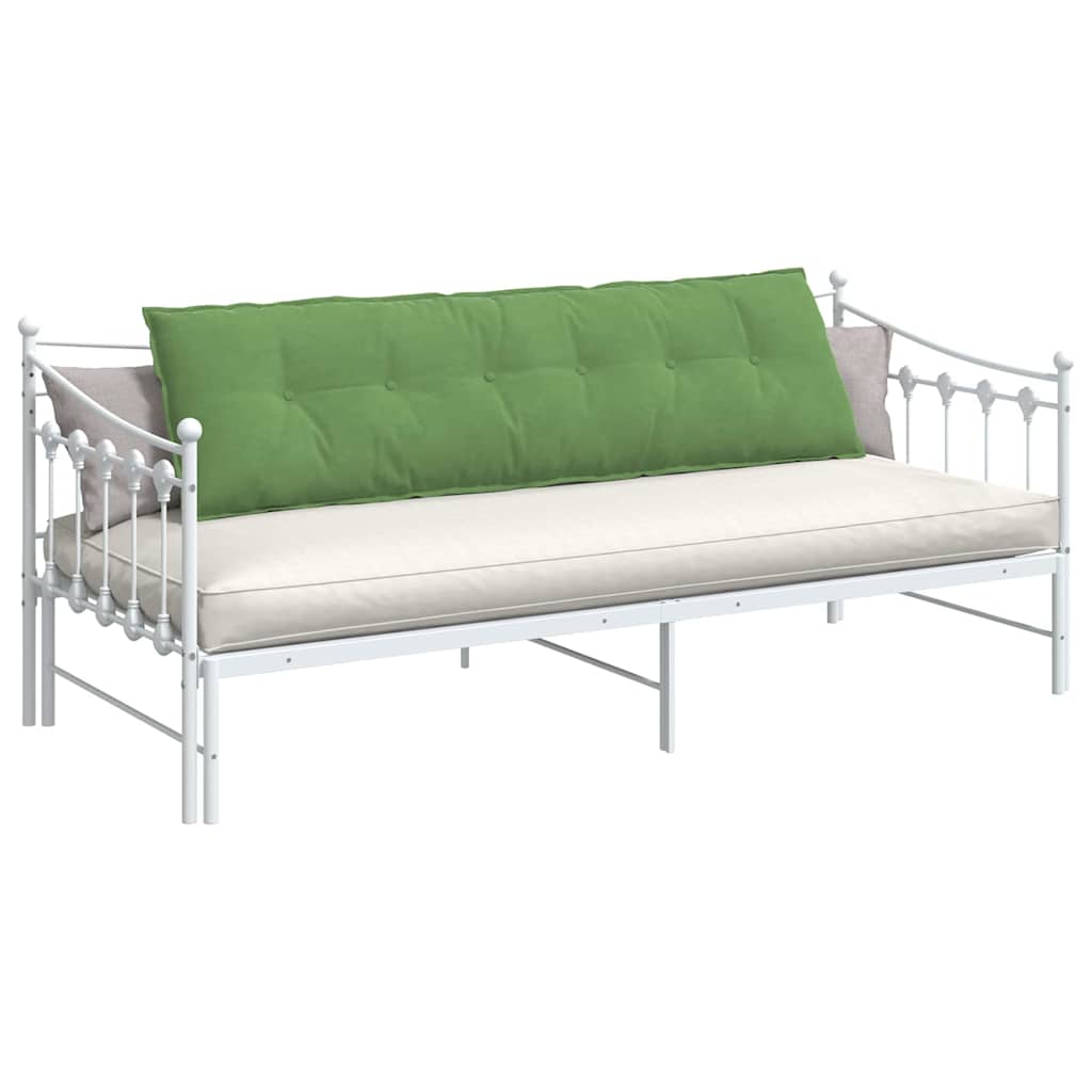 Vidaxx coussin de dossier vert clair 180 x 50 cm tissu corde