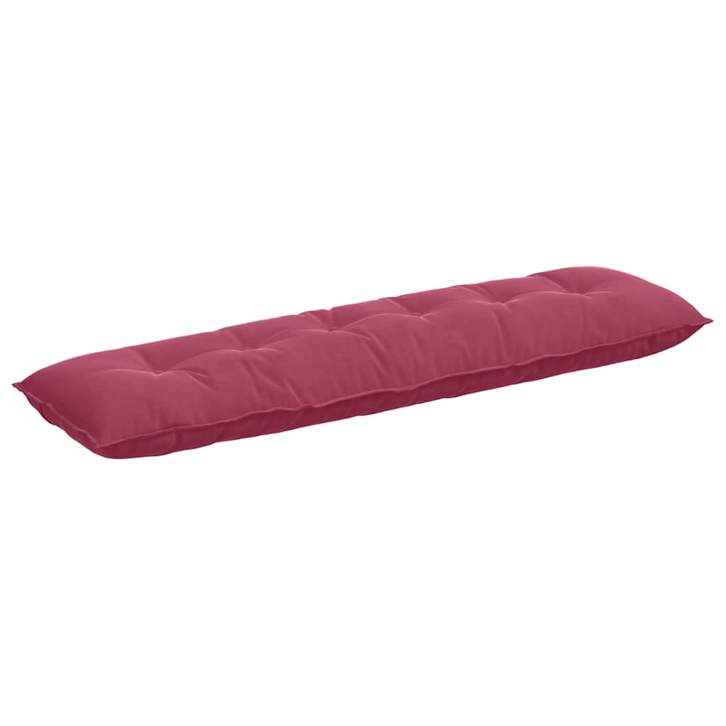 Vidaxx coussin de dossier rouge vin 180 x 50 cm tissu corde