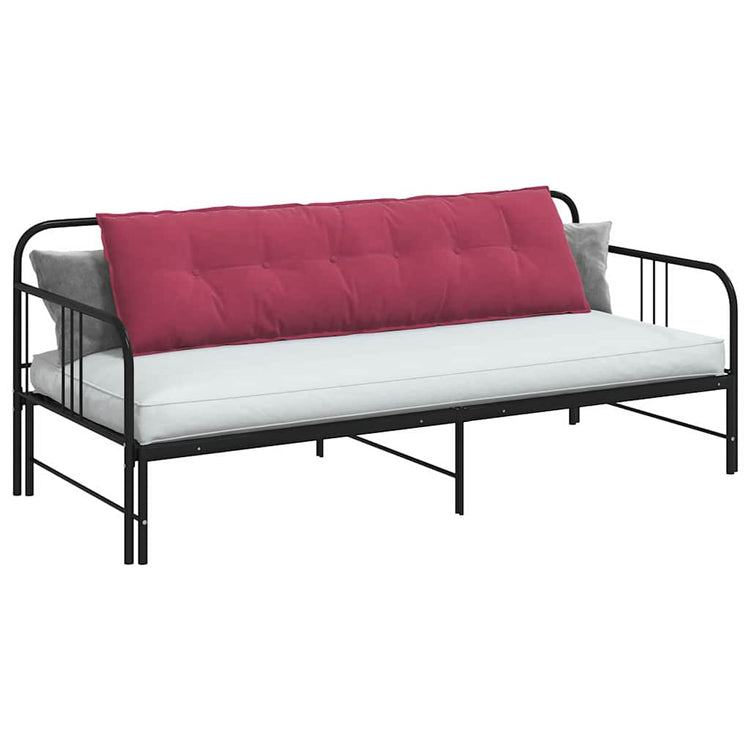 Vidaxx coussin de dossier rouge vin 180 x 50 cm tissu corde