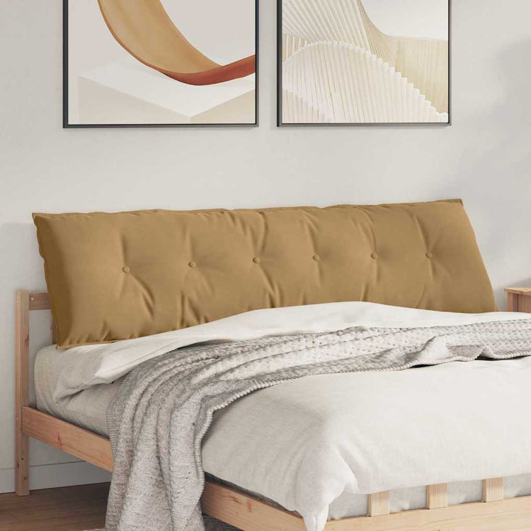 Vidaxx coussin de dossier marron 180 x 50 cm tissu corde