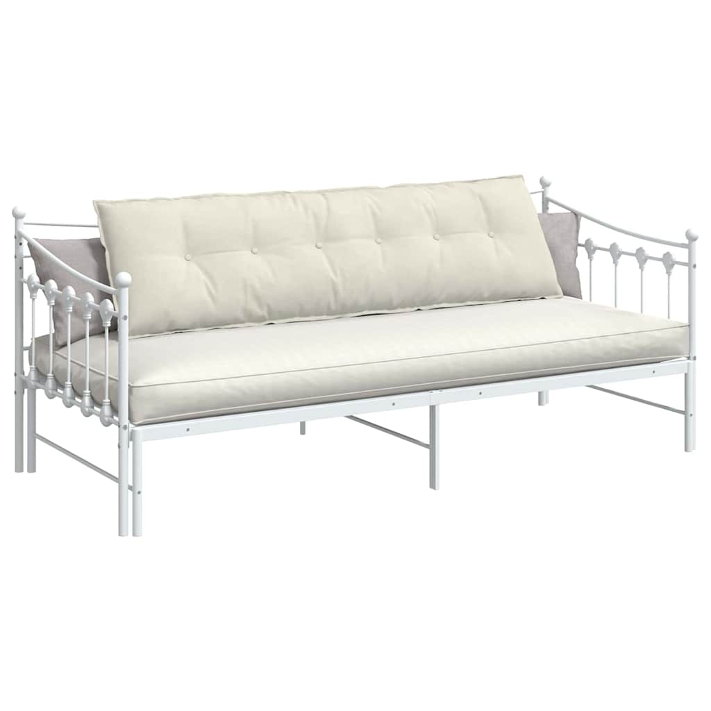 Vidaxx coussin de dossier crème 180 x 50 cm tissu corde