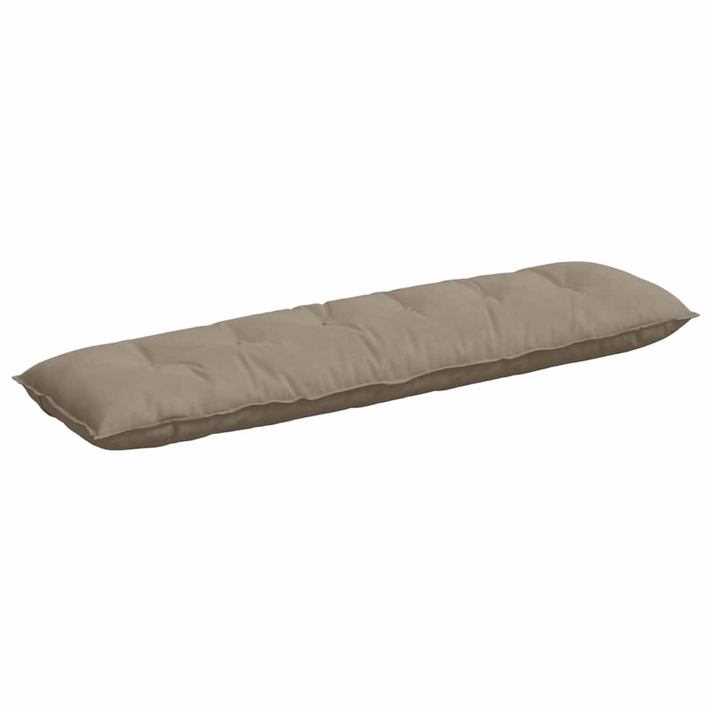 Vidaxx coussin de dossier taupe 180 x 50 cm tissu microfibre