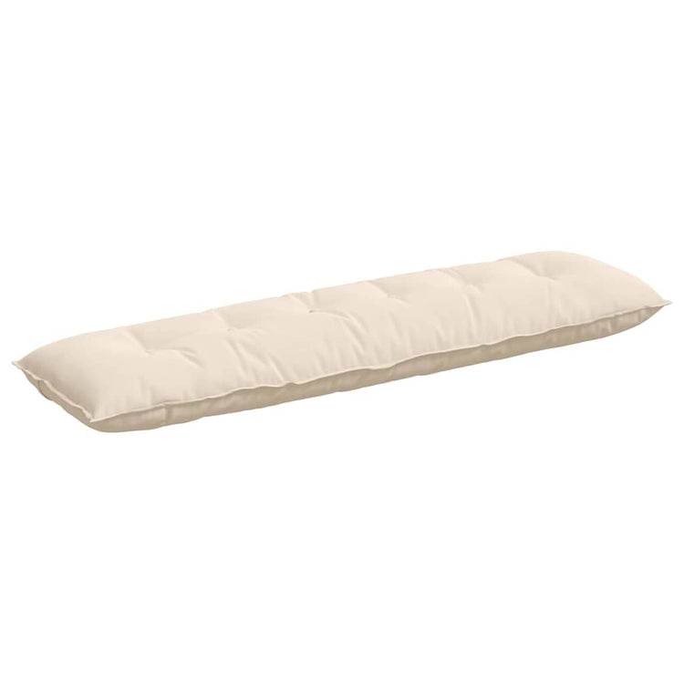 VidaXL coussin de dossier beige 180 x 50 cm tissu microfibre