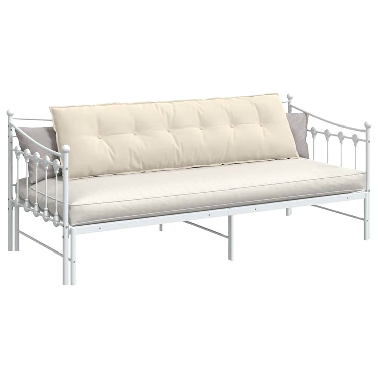 VidaXL coussin de dossier beige 180 x 50 cm tissu microfibre