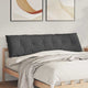 Vidaxx coussin de dossier gris foncé 180 x 50 cm tissu corde