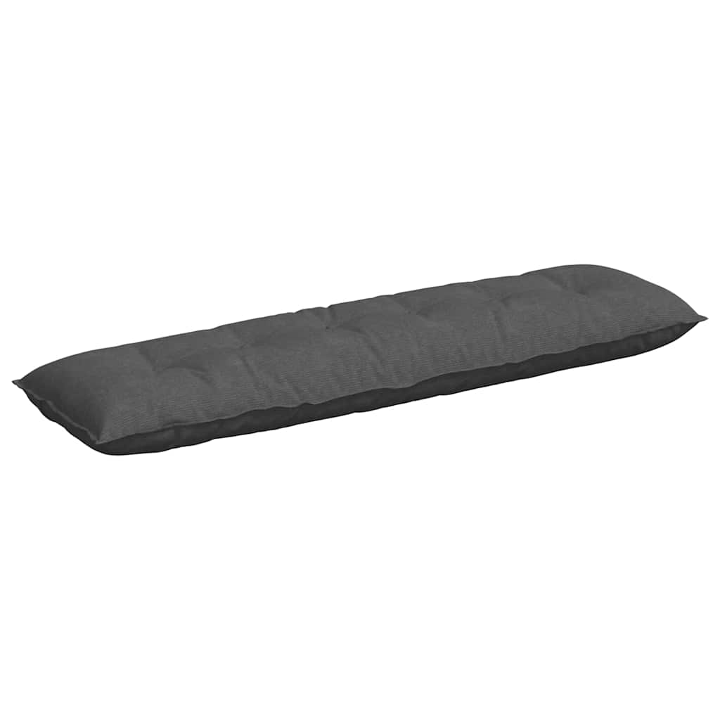 Vidaxx coussin de dossier gris foncé 180 x 50 cm tissu corde