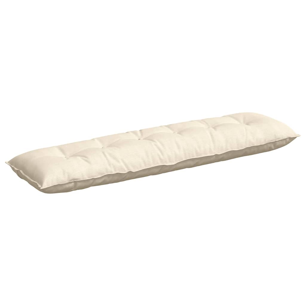 Vidaxx coussin de dossier crème 180 x 50 cm tissu corde