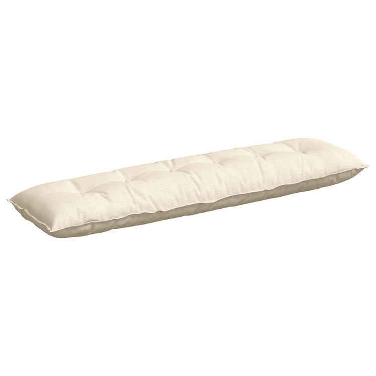 Vidaxx coussin de dossier crème 180 x 50 cm tissu corde