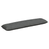 Vidaxx coussin de dossier gris foncé 200 x 19 x 50 cm tissu