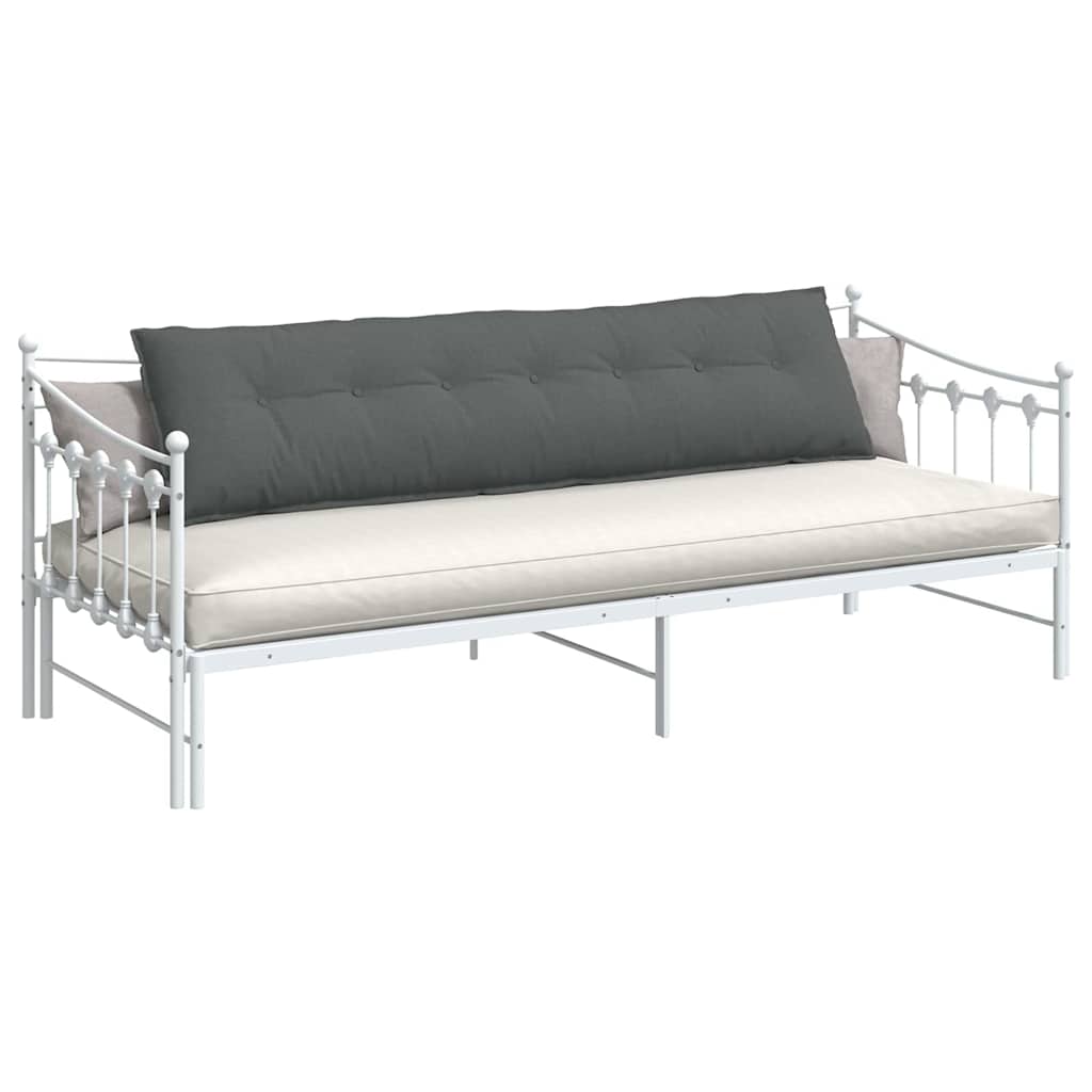 Vidaxx coussin de dossier gris foncé 200 x 19 x 50 cm tissu
