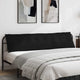 Vidaxx coussin de dossier noir 200 x 19 x 50 cm tissu