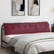 Vidaxx coussin de dossier rouge vin 200 x 19 x 50 cm tissu