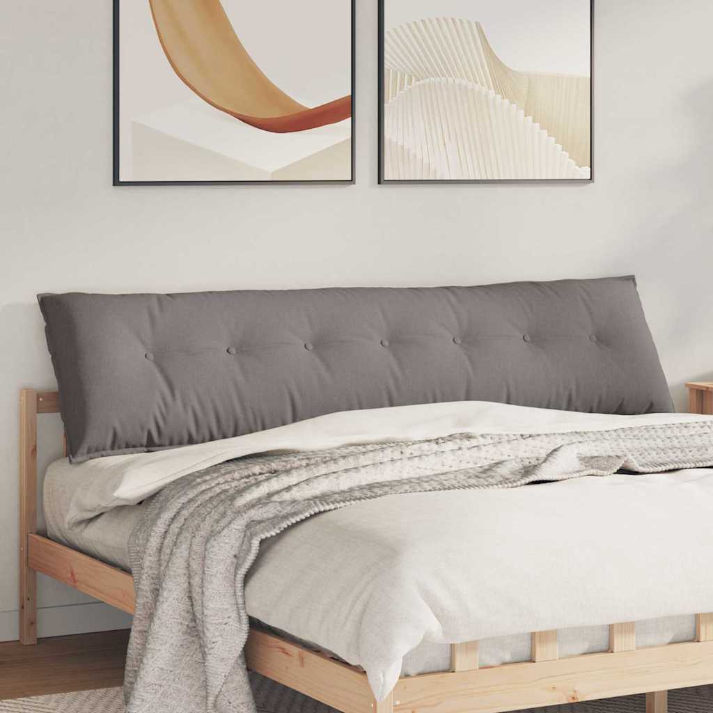 Vidaxx coussin de dossier taupe 200 x 19 x 50 cm tissu