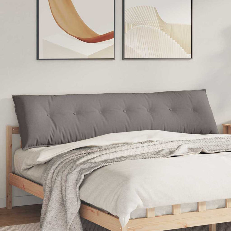 Vidaxx coussin de dossier taupe 200 x 19 x 50 cm tissu