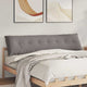 Vidaxx coussin de dossier taupe 200 x 19 x 50 cm tissu