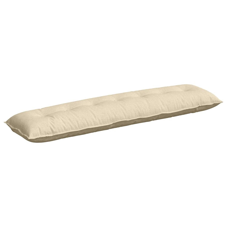 Vidaxx coussin de dossier crème 200 x 19 x 50 cm tissu