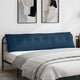 Vidaxx coussin de dossier bleu 200 x 19 x 50 cm tissu