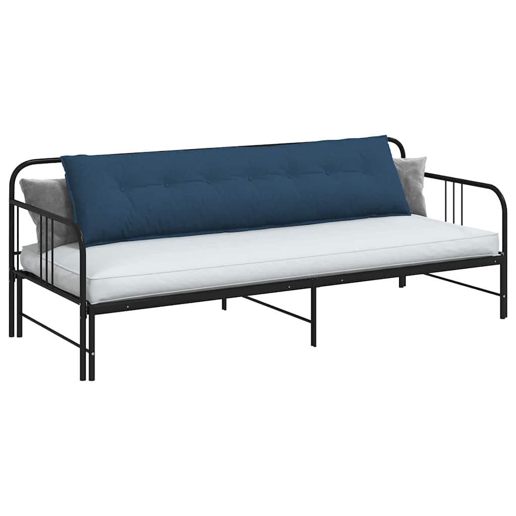 Vidaxx coussin de dossier bleu 200 x 19 x 50 cm tissu