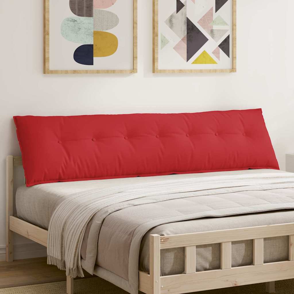 Vidaxx coussin de dossier rouge 200 x 19 x 50 cm tissu