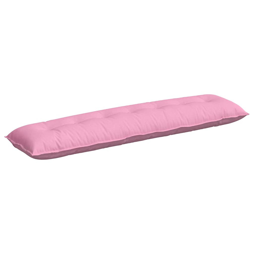 Vidaxx coussin de dossier rose 200 x 19 x 50 cm tissu