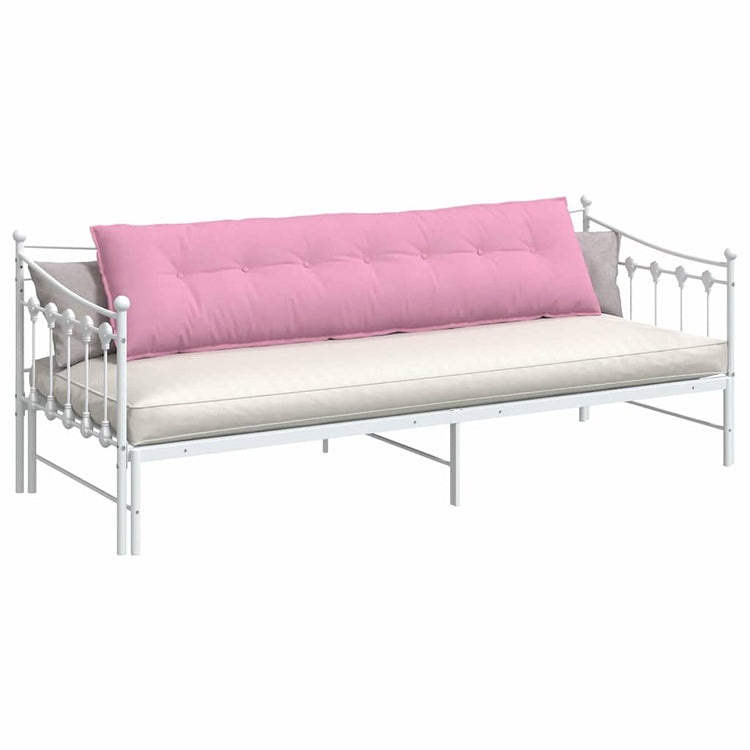 Vidaxx coussin de dossier rose 200 x 19 x 50 cm tissu