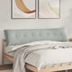 Vidaxx coussin de dossier gris clair 200 x 50 cm tissu corde